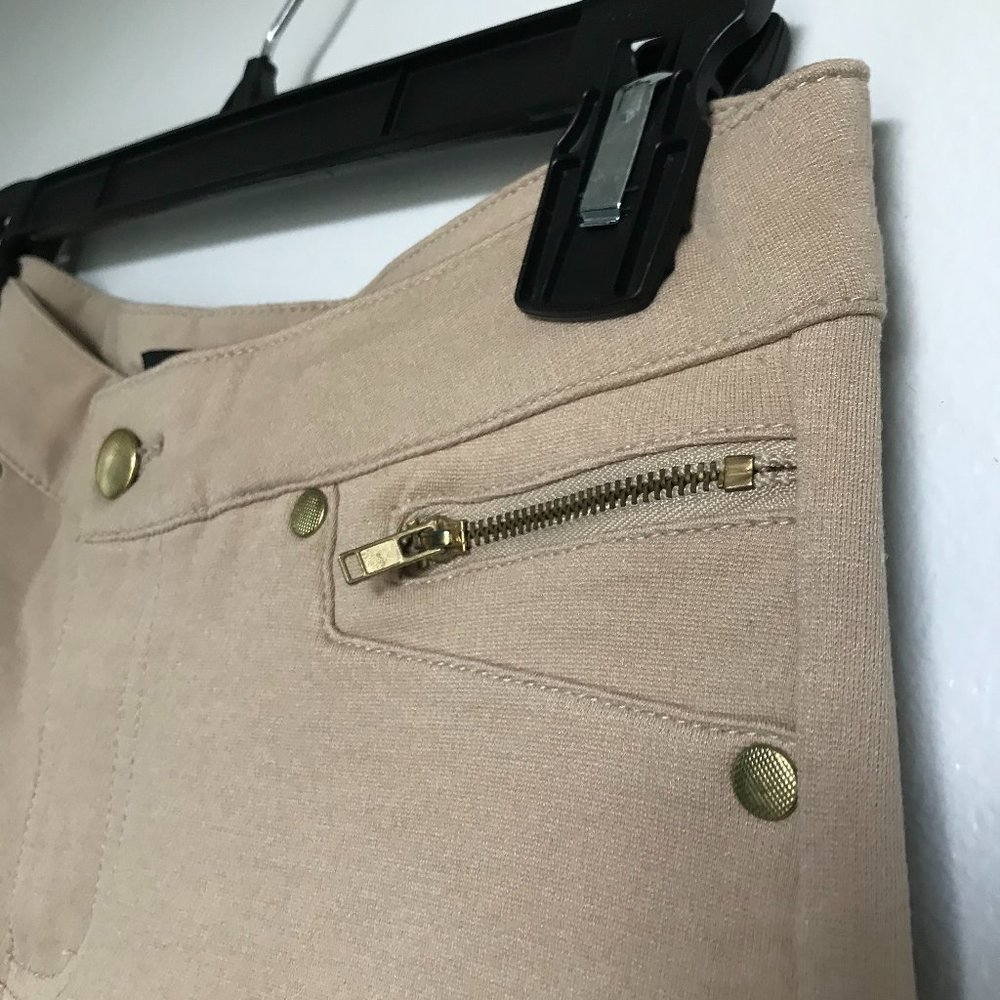 Ci Sono Long Tan Stretchy Pants size L